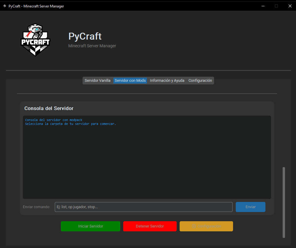 Gestor de servidores